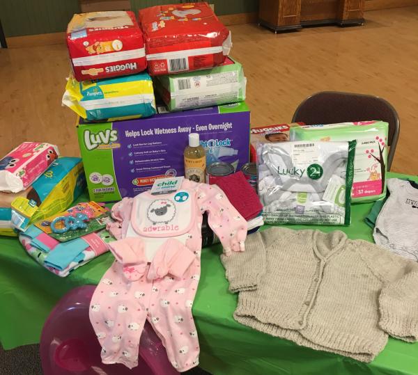Court St. Augustine had a baby shower for its spiritually adopted child, Michael Francis with all gifts going to CareNet.  